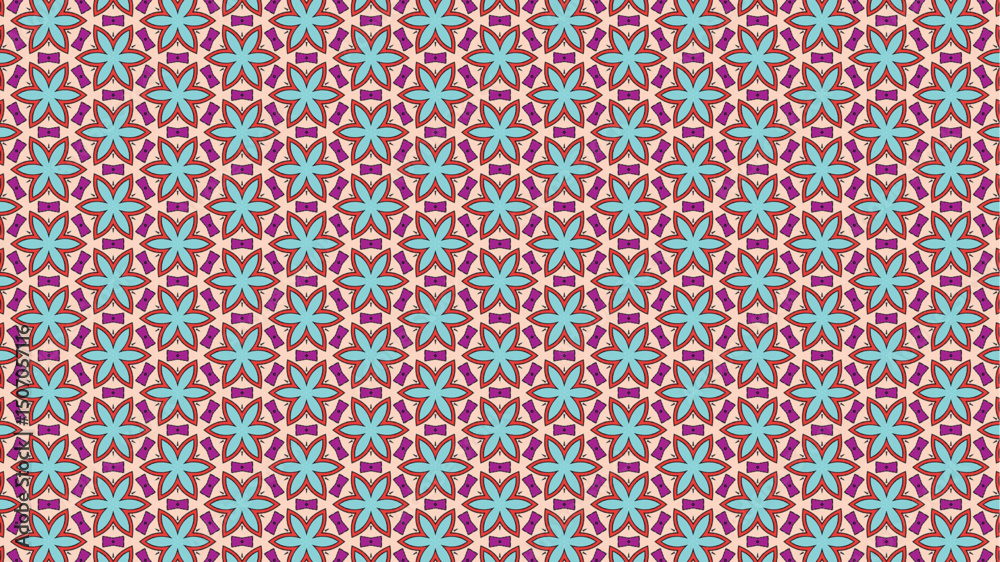 Abstract modern geometric seamless textile pattern vector design. Abstract modern geometric seamless textile pattern vector design.