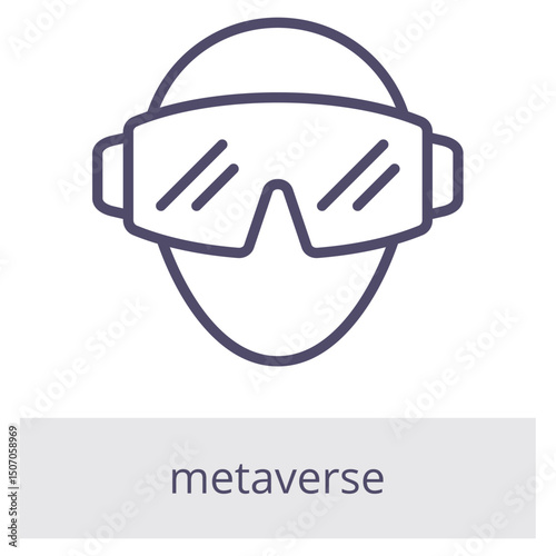 Metaverse Element For Design Graphic