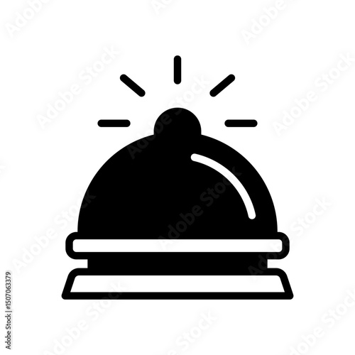 hotel bell flat icon