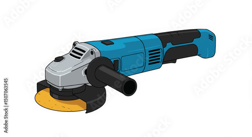 Professional angle grinder with ergonomic design for efficient cutting and grinding tasks