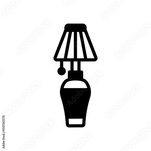 table lamp flat icon