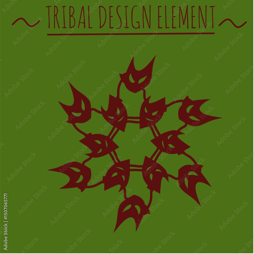 Obraz premium Tribal Vector Icon Design Element