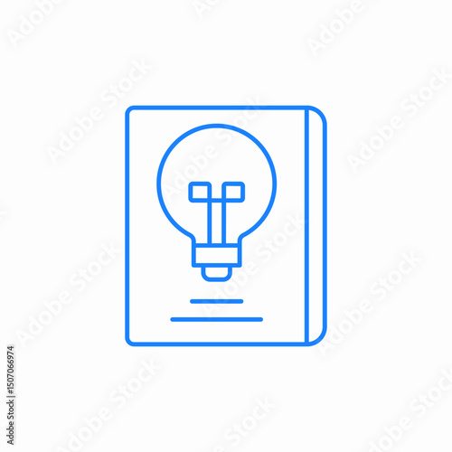 lightbulb icon aesthetic icon sign vector