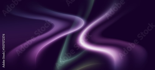 futuristic abstract neon light swirl background
purple, pink, and green glowing fluid waves