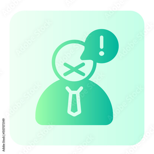 censored gradient icon