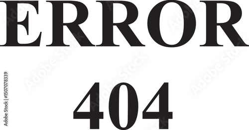 Vector illustration of a 404 error page not found banner