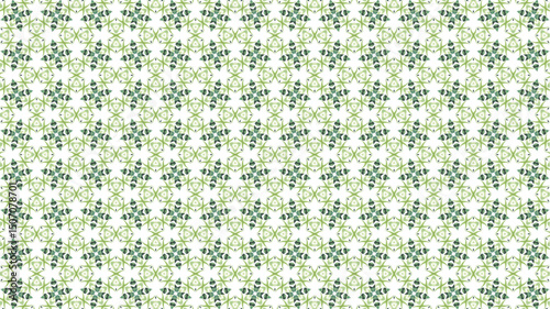 Trendy geometric floral abstract luxury pattern design.
