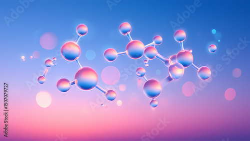 abstract molecular structure background medical science