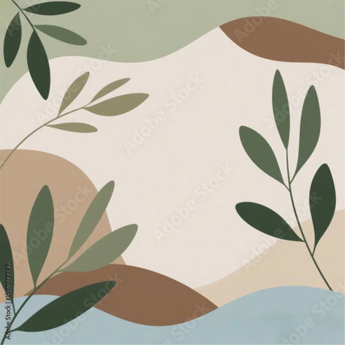background with leaves