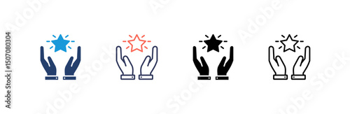 Success Icon set multiple style collection