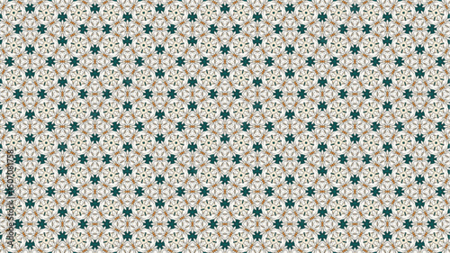 Trendy geometric floral abstract luxury pattern design.