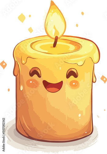 candle vector art
