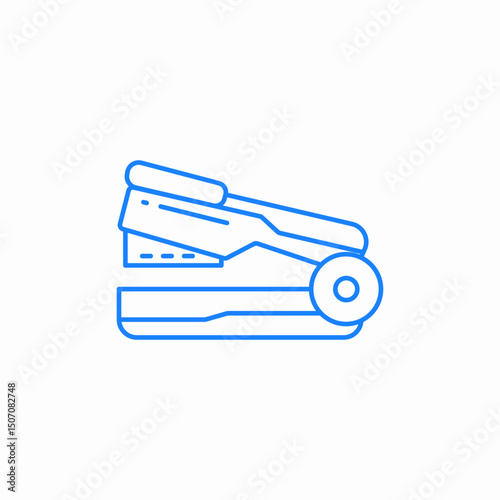 stapler office tool icon sign vector