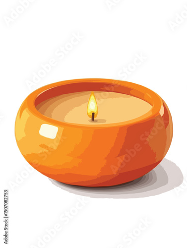 candle vector art