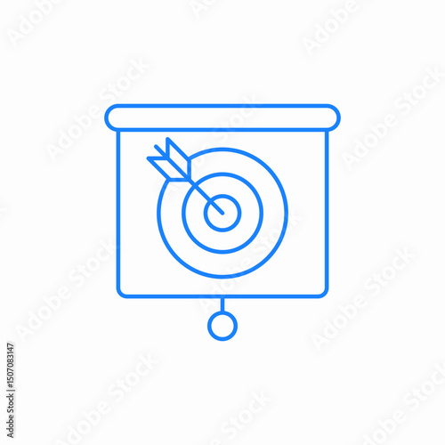 target bullseye accuracy icon sign vector
