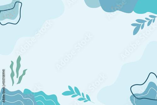 Colorful geometric background. Fluid shapes composition