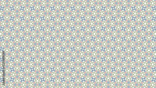 Trendy geometric floral abstract luxury pattern design.