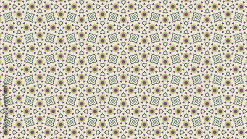 Trendy geometric floral abstract luxury pattern design.