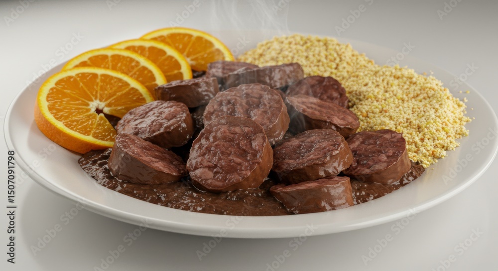 A Brazilian feijoada lunch A Brazilian feijoada lunch