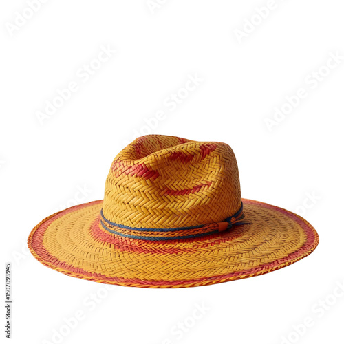 straw hat isolated
