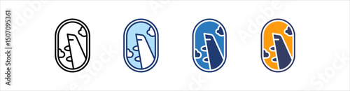 Window Icon Set Multiple Style Collection