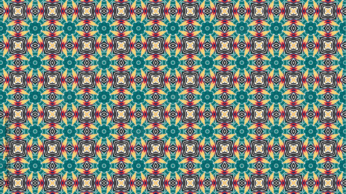 Trendy geometric floral abstract luxury pattern design.