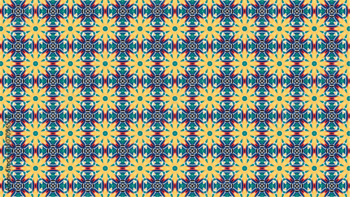 Trendy geometric floral abstract luxury pattern design.