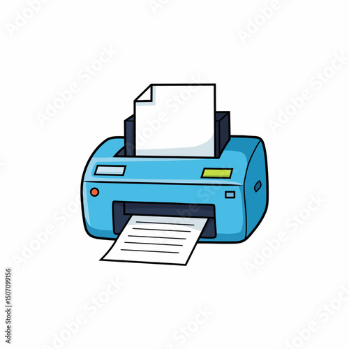 printer icon vector illustration