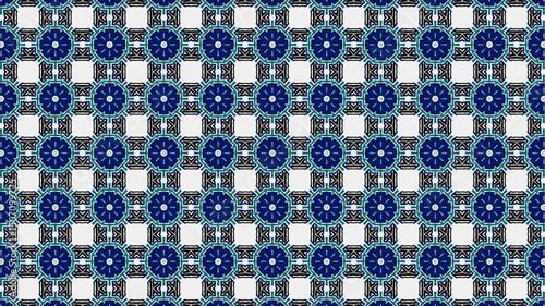 Trendy geometric floral abstract luxury pattern design.