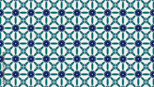 Trendy geometric floral abstract luxury pattern design.