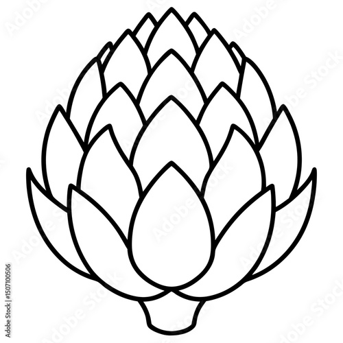 vector illustration of a lotus flower