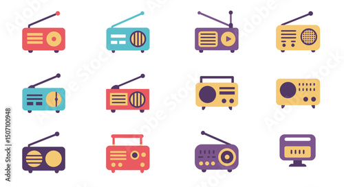 music icons set