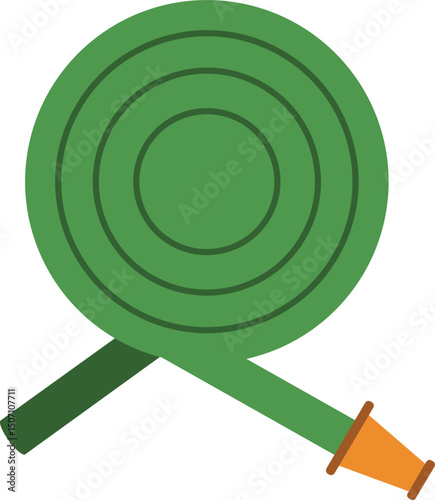 hose gardening illustration element