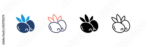 Olive Icon set multiple style collection