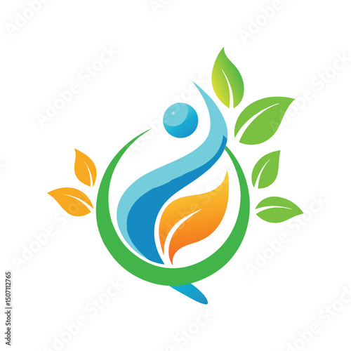 Wellness and Healthy Lifestyle Logo