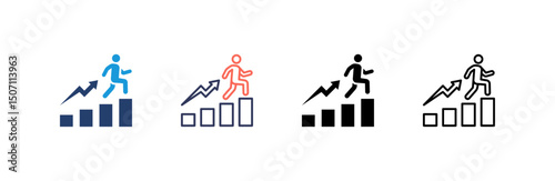Increase Icon set multiple style collection