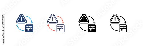 Control Icon set multiple style collection