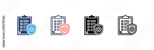 Protocol Icon set multiple style collection