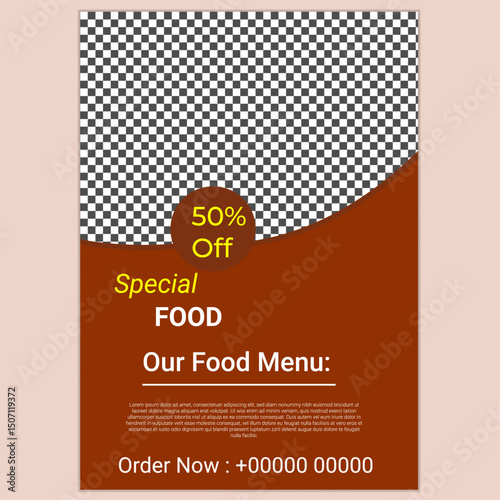 Professional Restaurant Flyer Design Template, Creative Restaurant Flyer Design Template, Modern Restaurant Flyer Design Template .