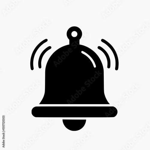 Notification Bell Icon Animation – Alert Reminder Popup Symbol for UI/UX Design