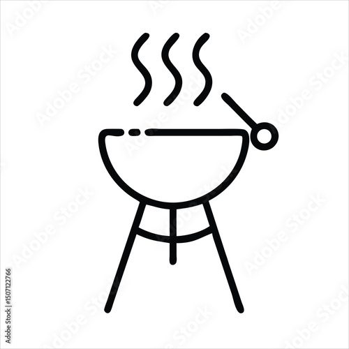 barbecue grill vector illustration