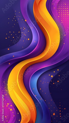 Vibrant and Colorful Abstract Design Art