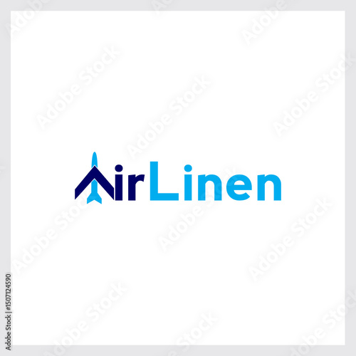 simple airplane logo