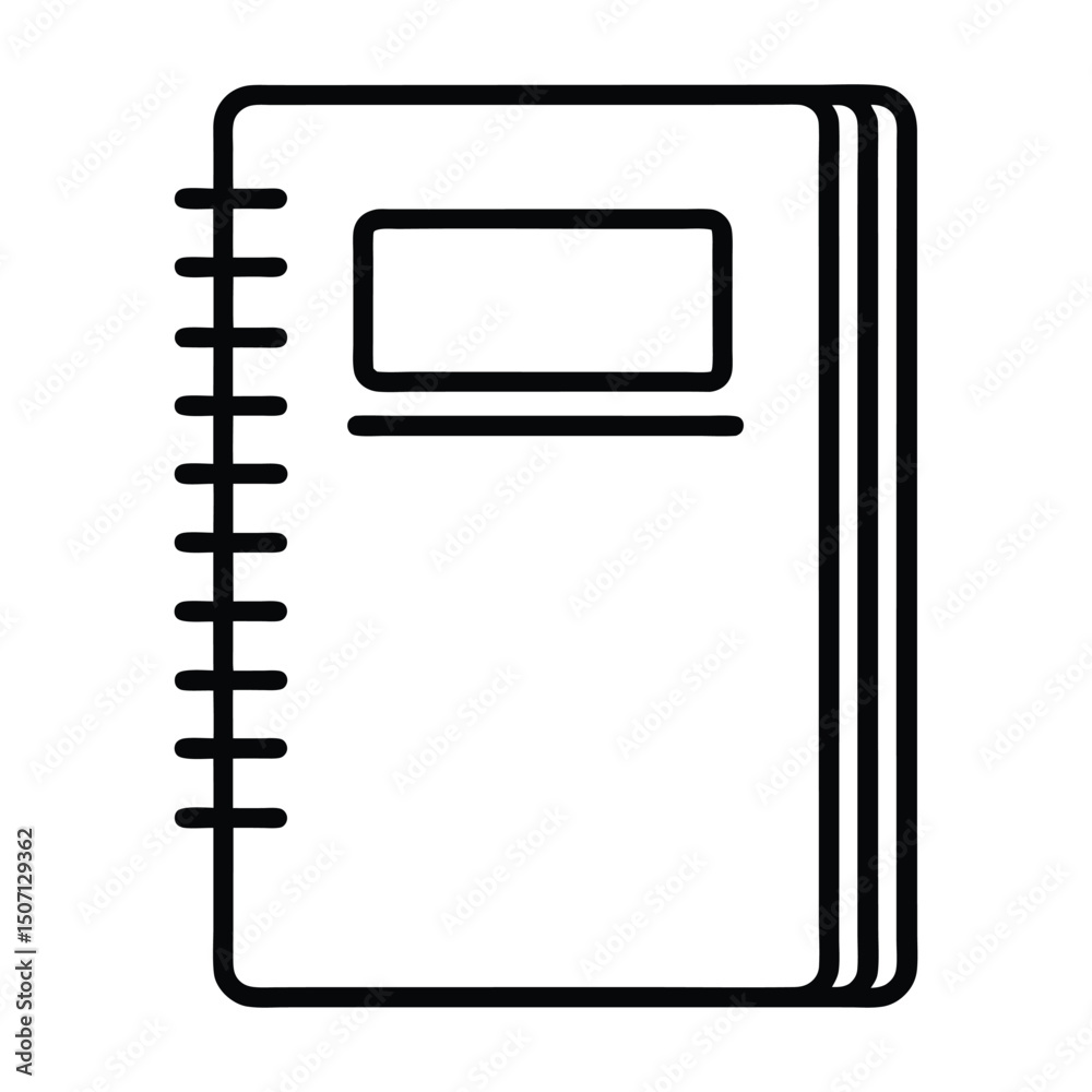 Note book vector on white Background Note book vector on white Background