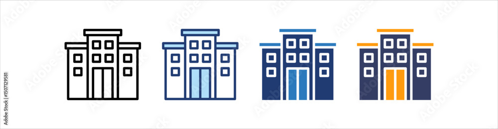 Office Icon Set Multiple Style Collection Office Icon Set Multiple Style Collection