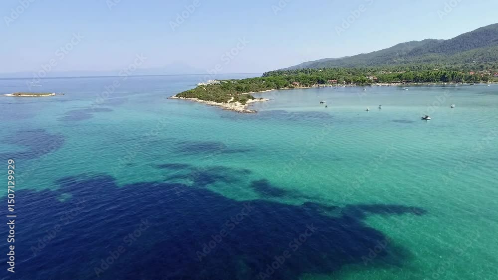 Stunning Sithonia Coastline Near Karydi Beach, Chalkidiki, Greece Stunning Sithonia Coastline Near Karydi Beach, Chalkidiki, Greece