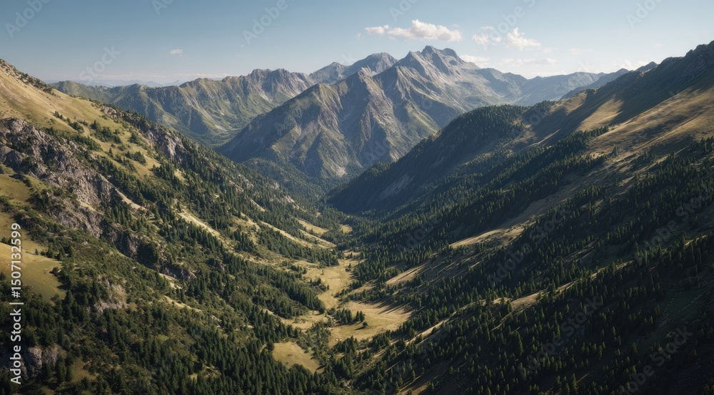 Fototapeta premium panorama of the mountains