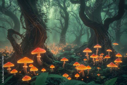 tropical fish in a pond