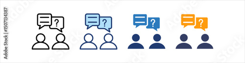 Advice Icon Set Multiple Style Collection