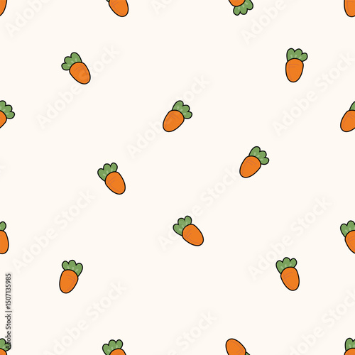 Seamless Fruit pattern. Idea for fabric, tablecloth pattern, wrapping paper, gift paper. Print ditsy. Motives are scattered randomly. Fruit pattern background. cute pattern.